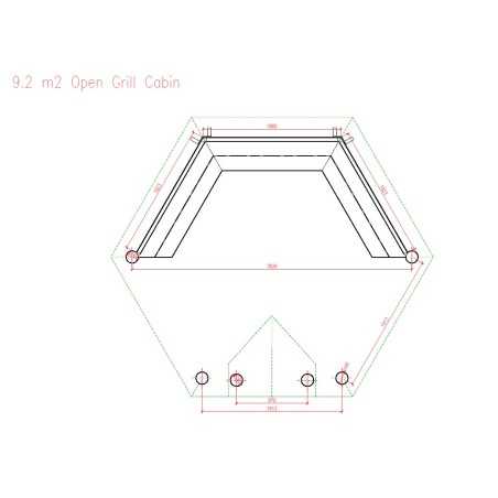 Cenador "Open Grill 9.2" 