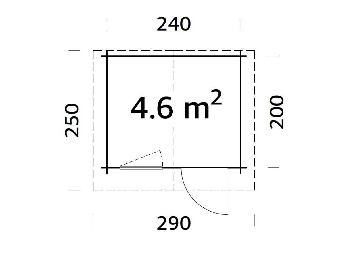 Caseta de jardín EMMA 14.2 m2