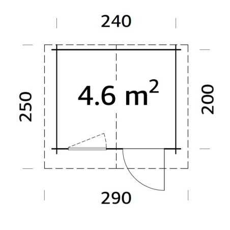Caseta de jardín EMMA 14.2 m2