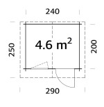 Caseta de jardín EMMA 14.2 m2