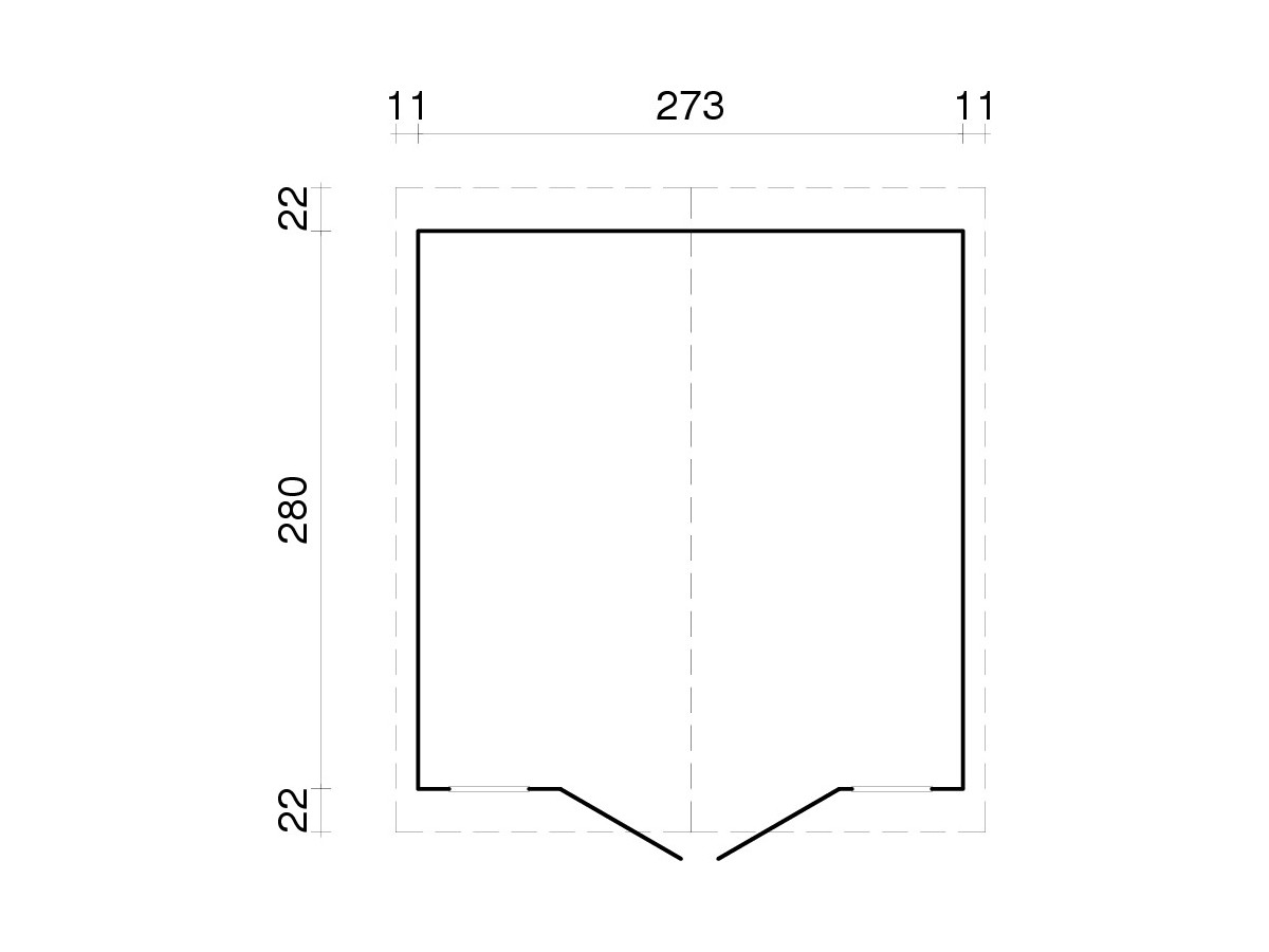 Trastero de madera DAN 7,5 m2