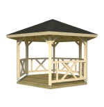 CENADOR DE MADERA BETTY 9,9  m2