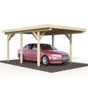 CARPORT DE MADERA KARL 11,7 m2