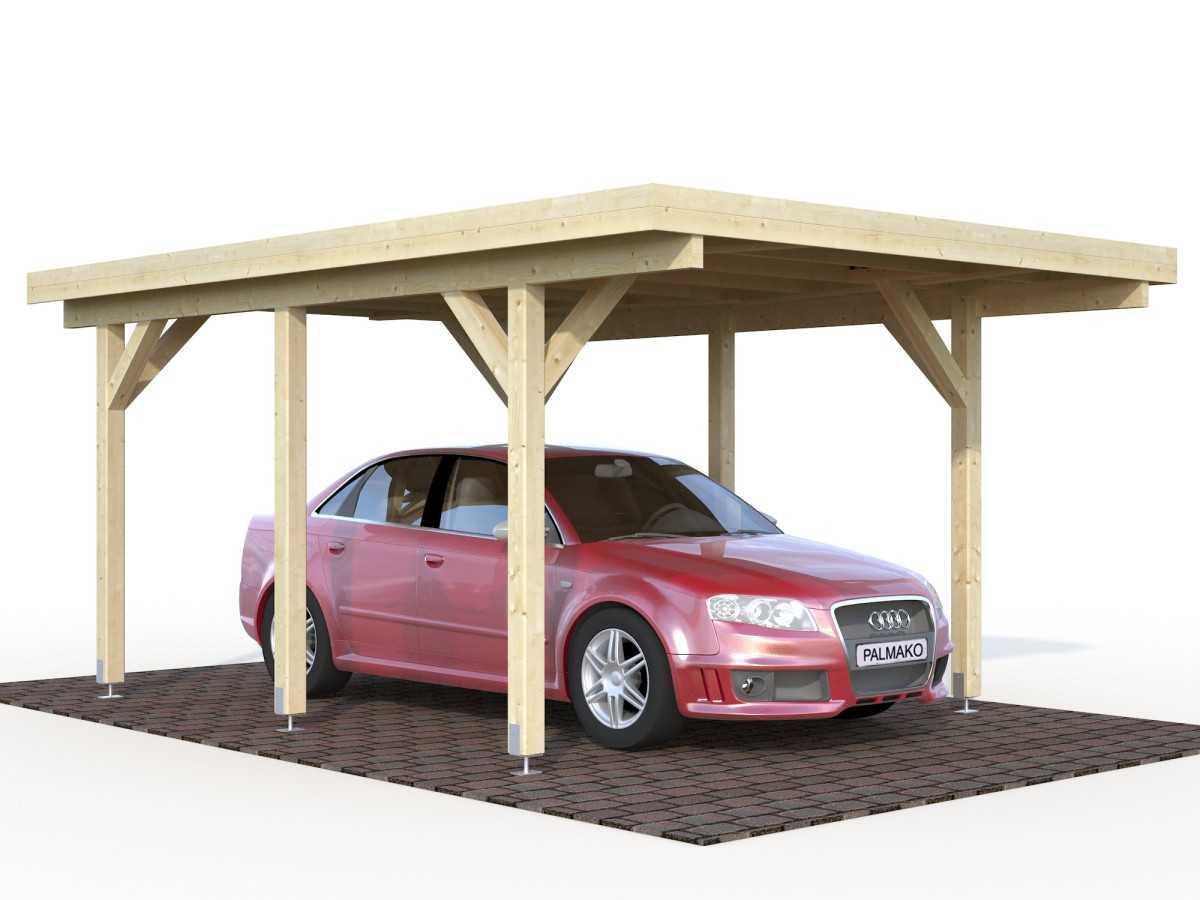 CARPORT DE MADERA KARL 11,7 m2