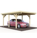 CARPORT DE MADERA KARL 11,7 m2