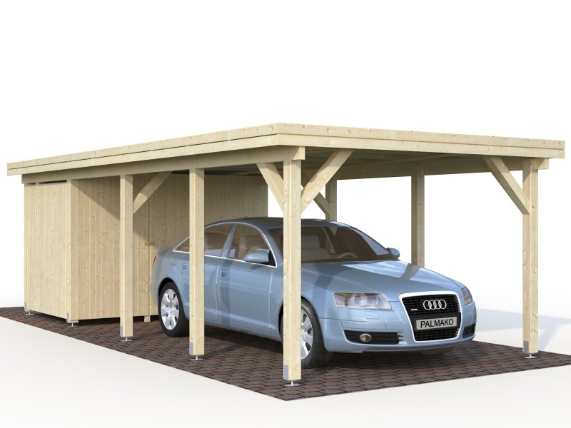 Carport de madera "KARL 1"