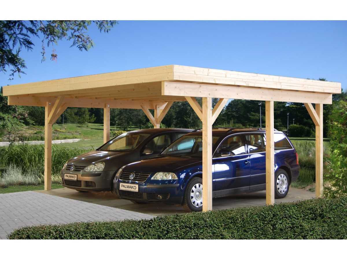 CARPORT DE MADERA KARL 20,6 m2