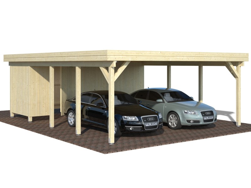 CARPORT DE MADERA  KARL 40,6  m2