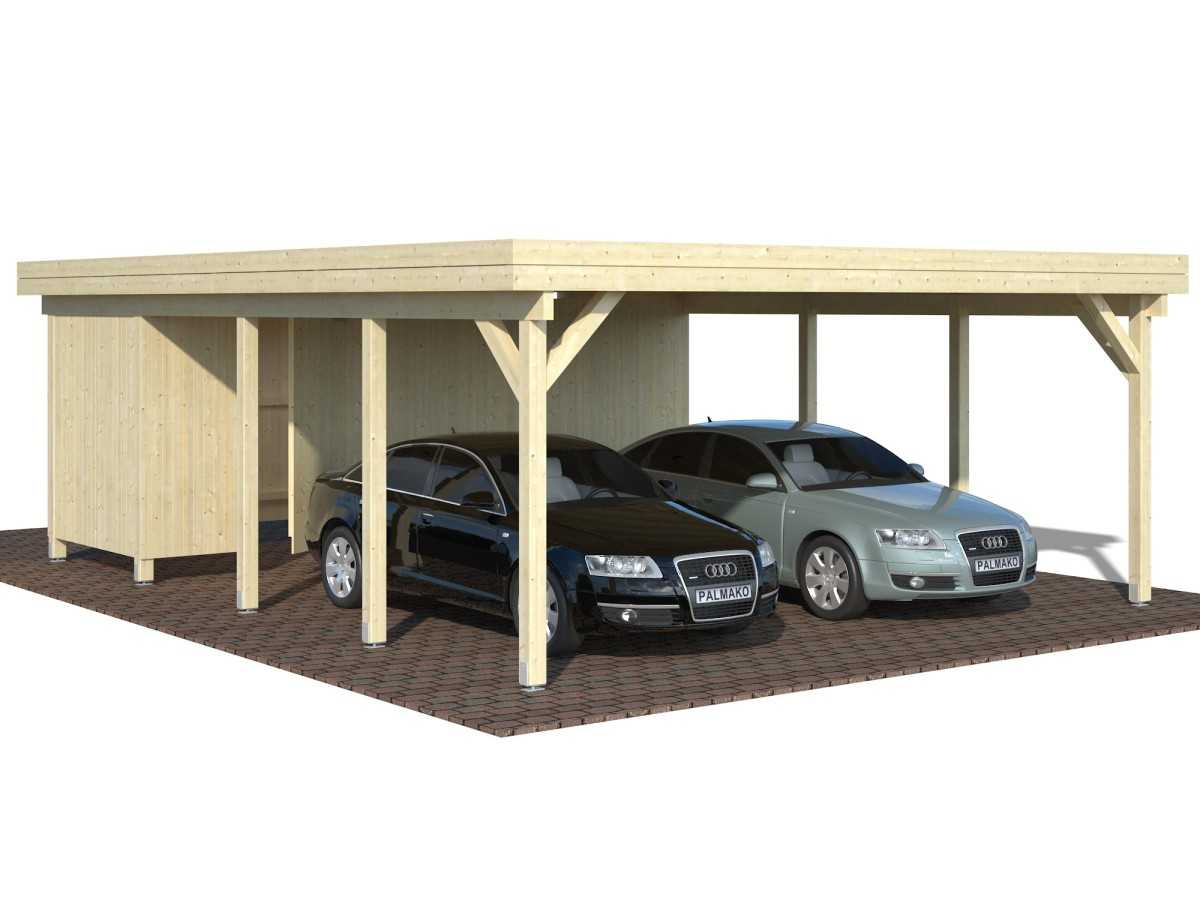 CARPORT DE MADERA KARL 40,6 m2