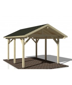 Carport de madera "KARL 1"