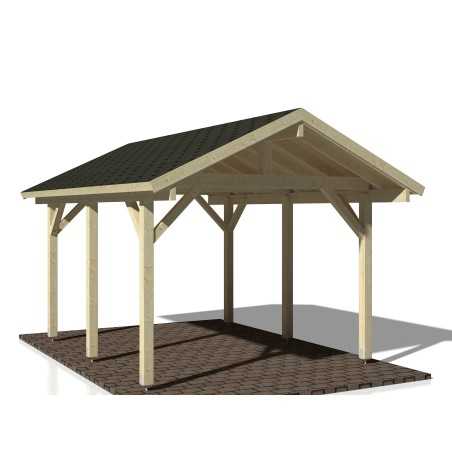 CARPORT DE MADERA ROBERT 11,7 m2