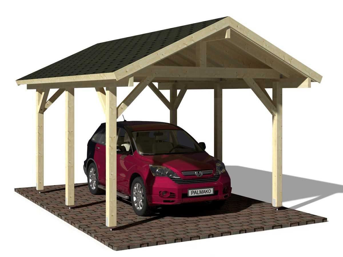 CARPORT DE MADERA ROBERT 11,7 m2