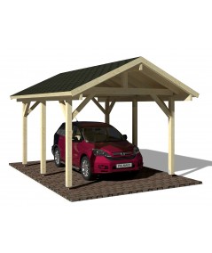 Carport de madera "KARL 1"