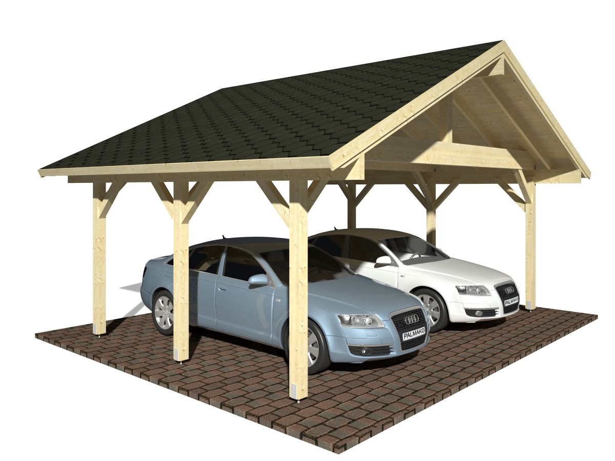 CARPORT DE MADERA  ROBERT 20,6  m2