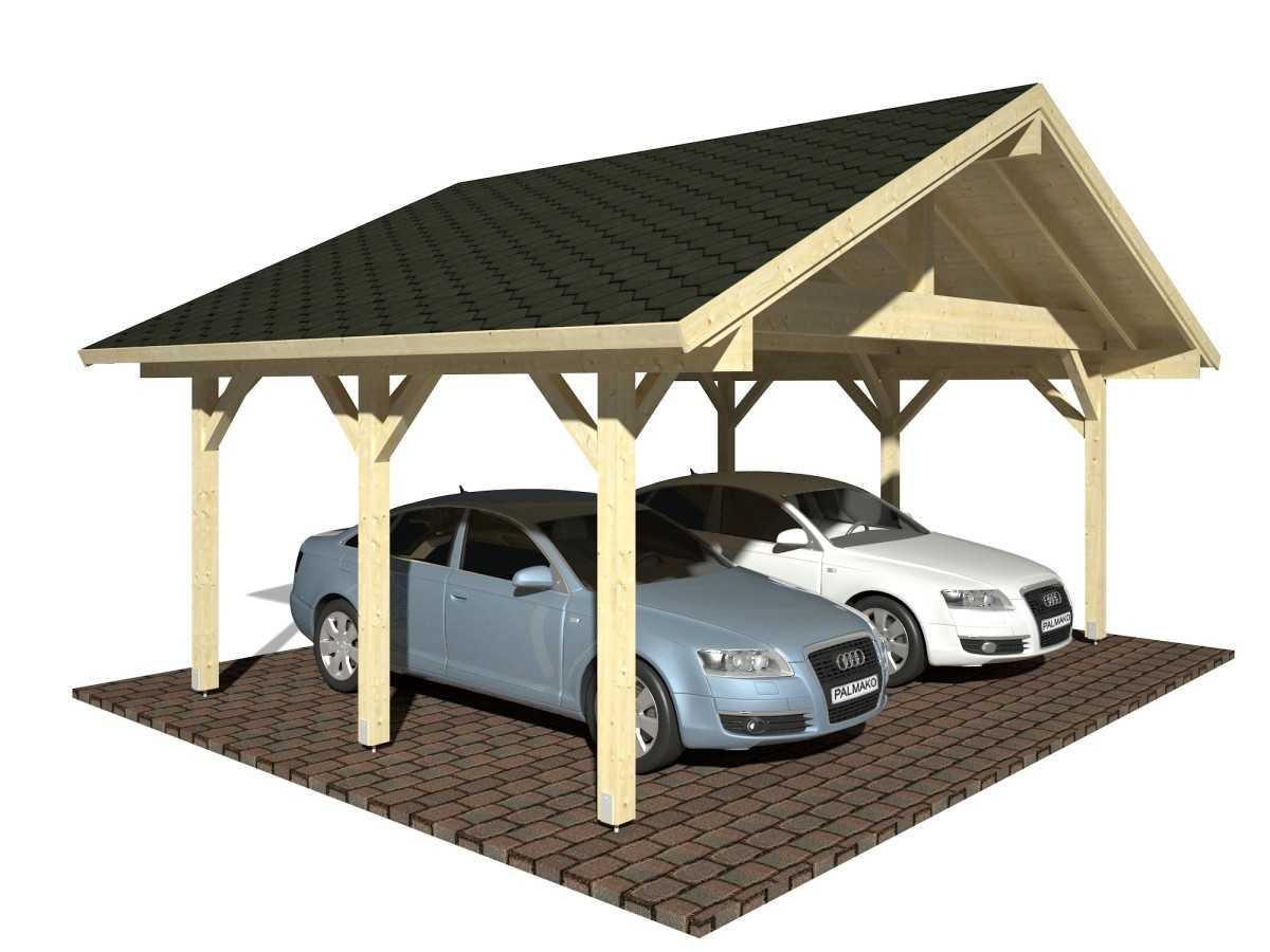 CARPORT DE MADERA  ROBERT 20,6  m2
