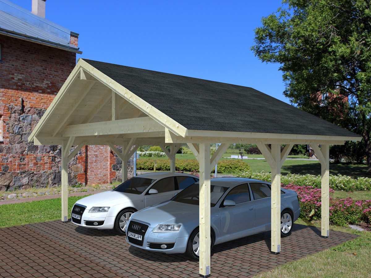 CARPORT DE MADERA ROBERT 20,6 m2