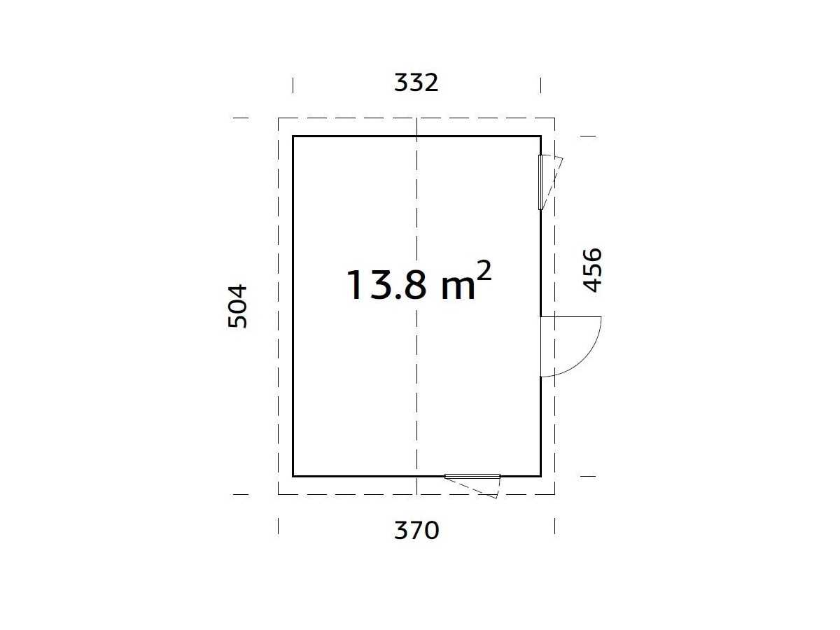 CASETA NORDICA   HEDWIG  13,8 m2 
