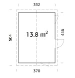 CASETA NORDICA   HEDWIG  13,8 m2 