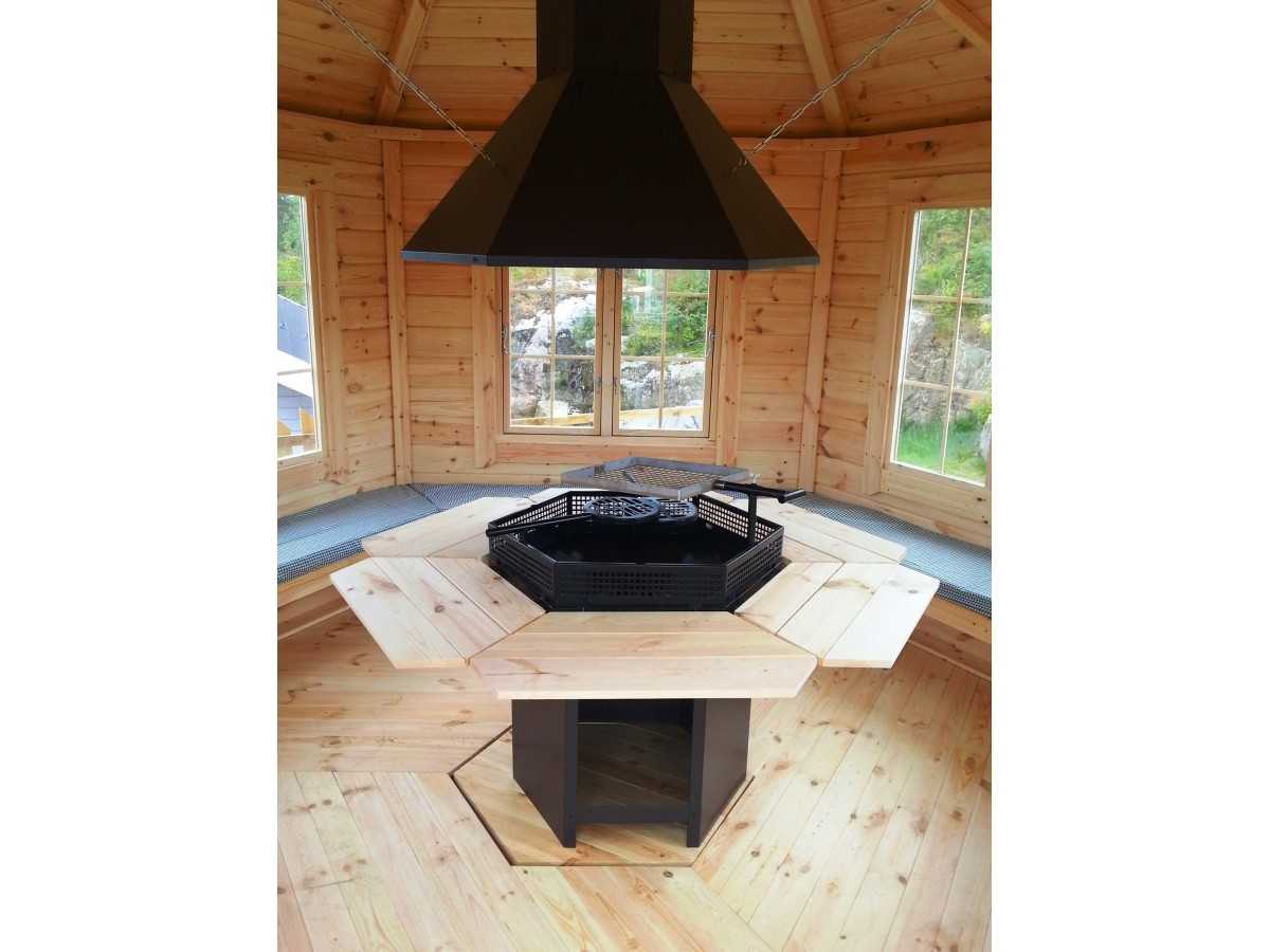 CASETA PABELLON CON BARBACOA ZENA 9,2 m 2