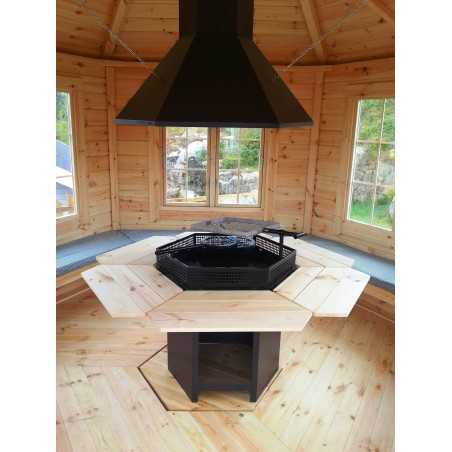 CASETA PABELLON CON BARBACOA ZENA   9,2 m 2
