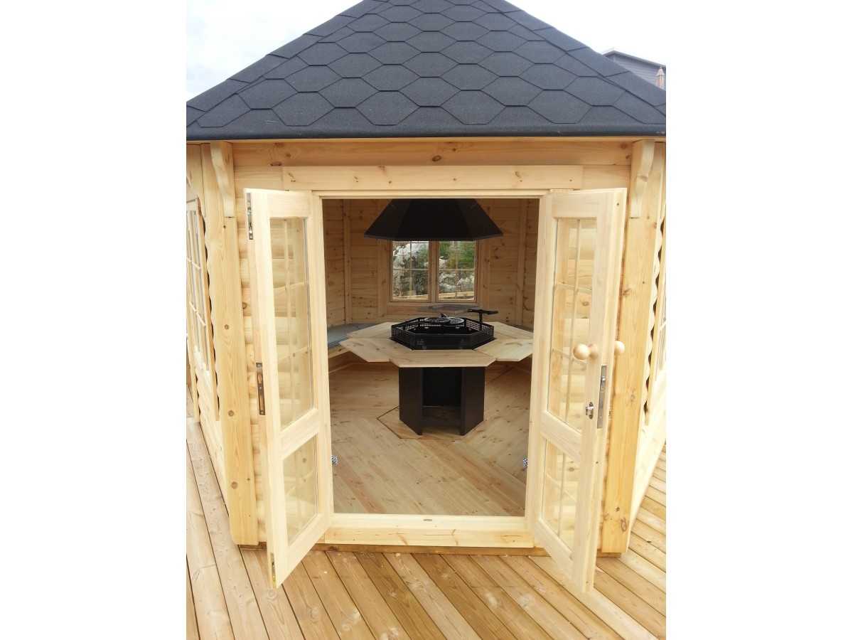 CASETA PABELLON CON BARBACOA ZENA 9,2 m 2