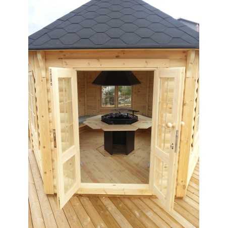 CASETA PABELLON CON BARBACOA ZENA   9,2 m 2