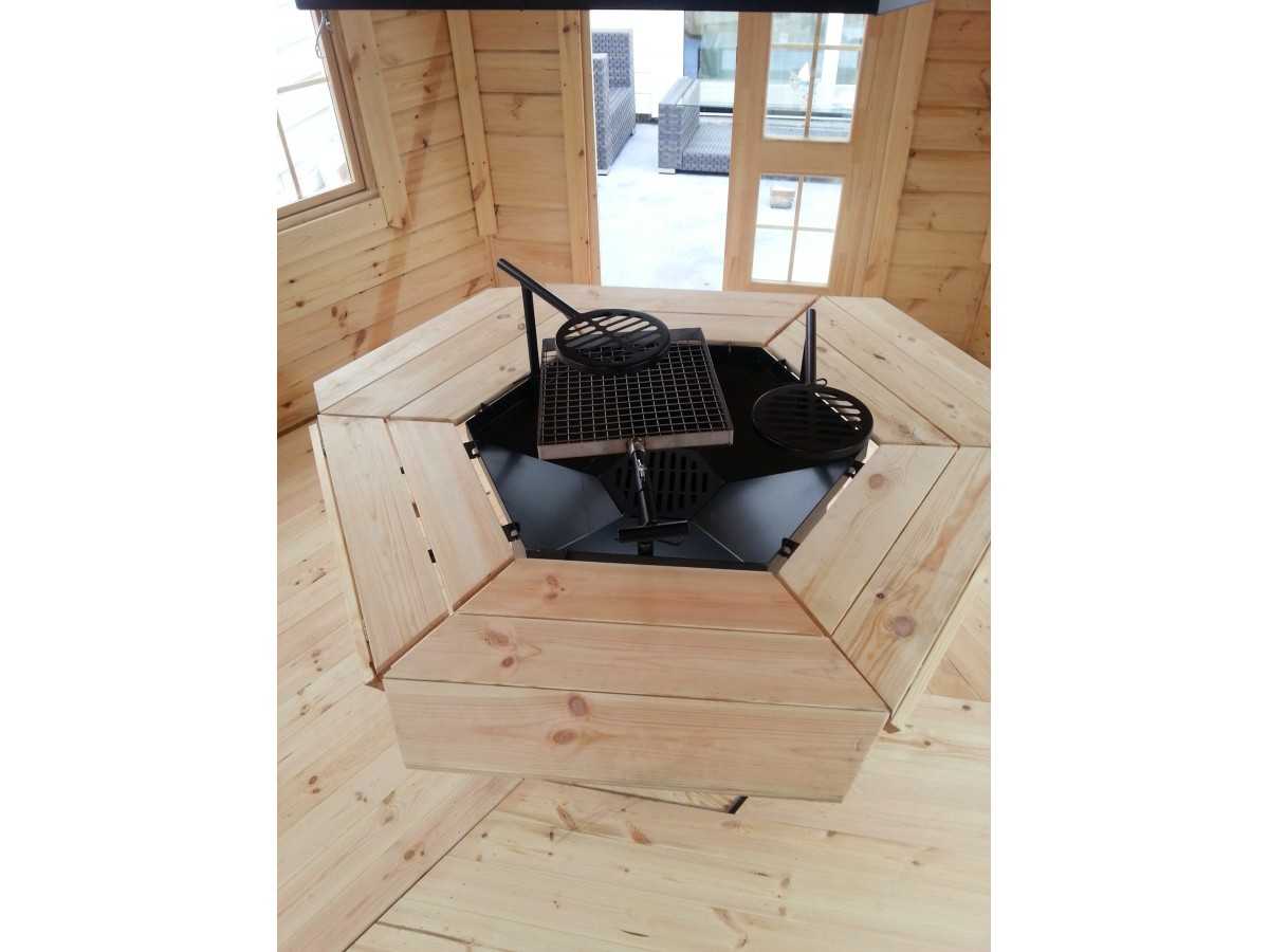 CASETA PABELLON CON BARBACOA ZENA 9,2 m 2