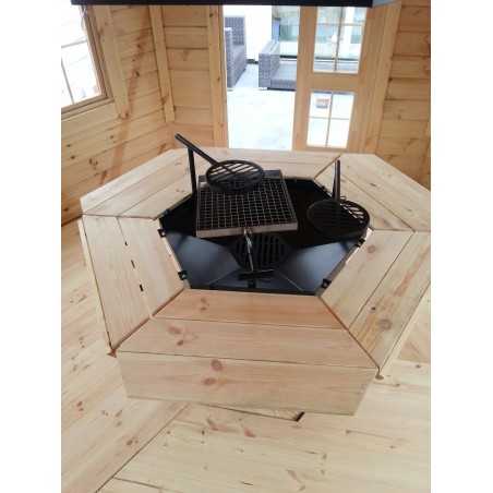 CASETA PABELLON CON BARBACOA ZENA   9,2 m 2