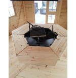 CASETA PABELLON CON BARBACOA ZENA   9,2 m 2