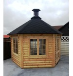 CASETA PABELLON CON BARBACOA ZENA   9,2 m 2