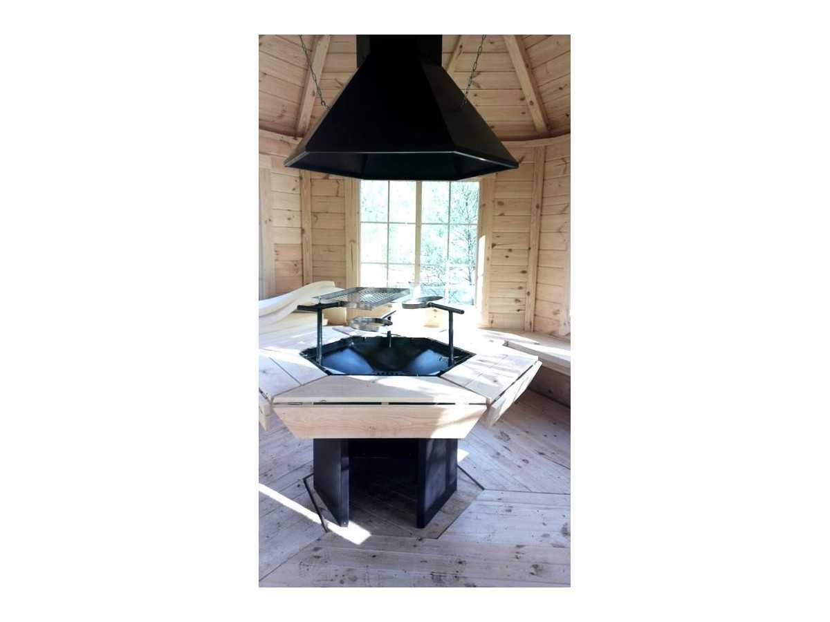 CASETA PABELLON CON BARBACOA ZENA 14,9 m2 