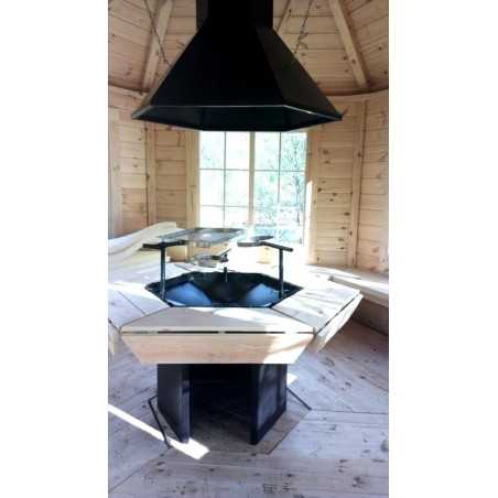 CASETA  PABELLON  CON BARBACOA  ZENA   14,9  m2 