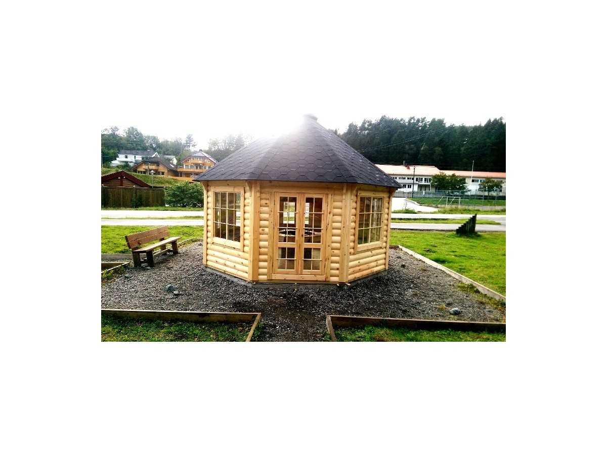 CASETA PABELLON CON BARBACOA ZENA 14,9 m2 