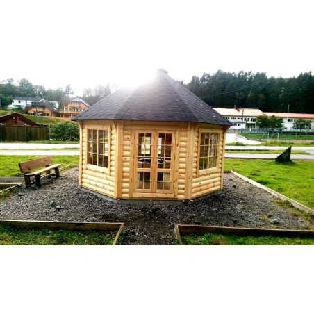 CASETA  PABELLON  CON BARBACOA  ZENA   14,9  m2 