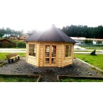 CASETA  PABELLON  CON BARBACOA  ZENA   14,9  m2 