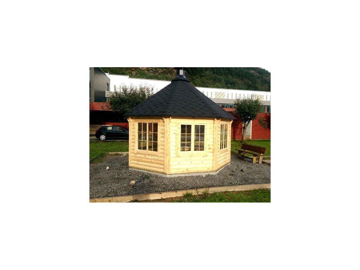 CASETA  PABELLON  CON BARBACOA  ZENA   14,9  m2 