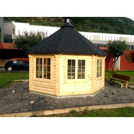 CASETA  PABELLON  CON BARBACOA  ZENA   14,9  m2 