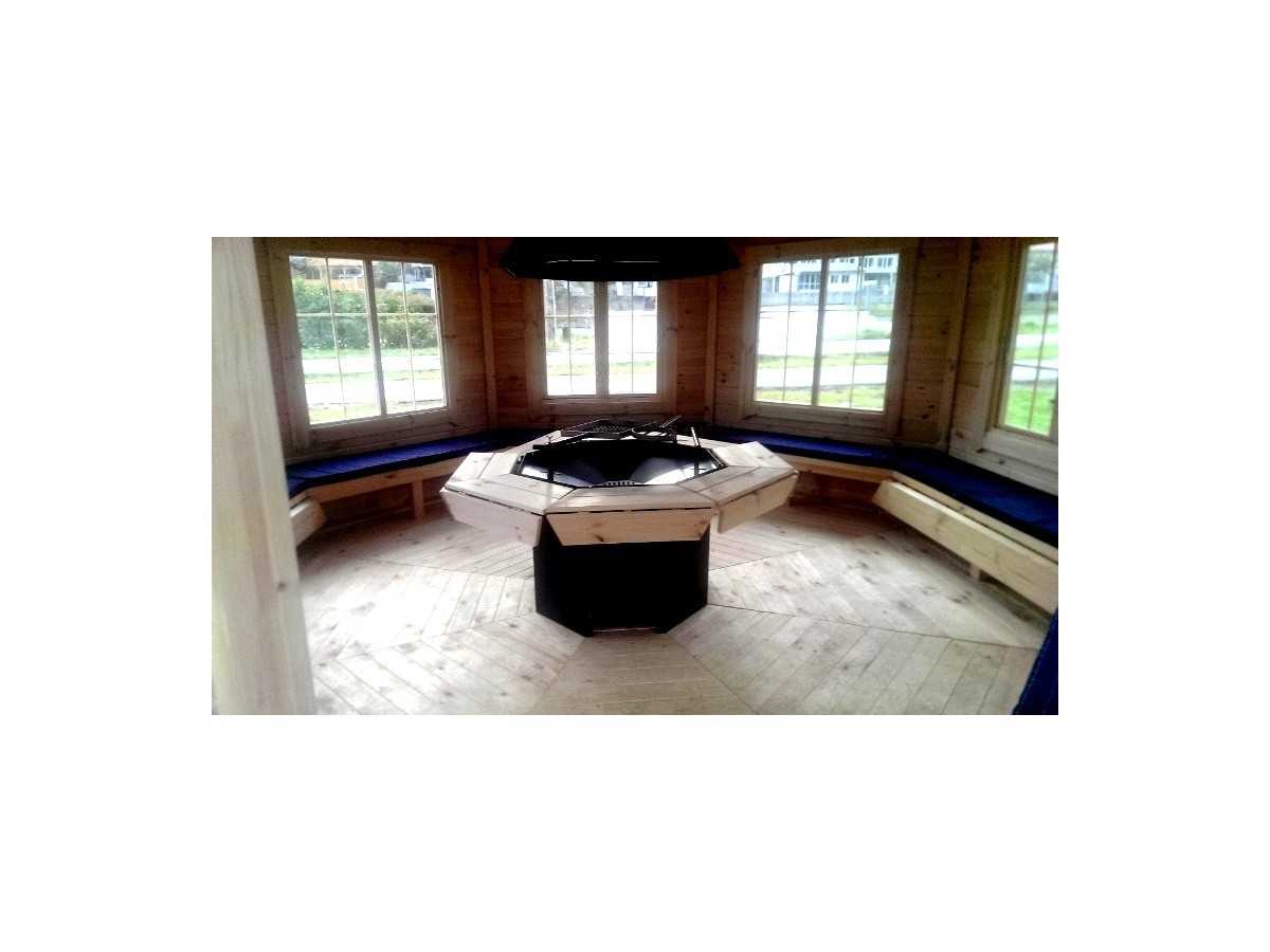 CASETA PABELLON CON BARBACOA ZENA 14,9 m2 