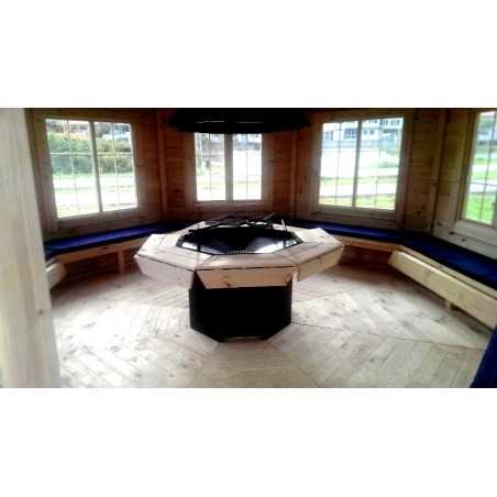 CASETA  PABELLON  CON BARBACOA  ZENA   14,9  m2 