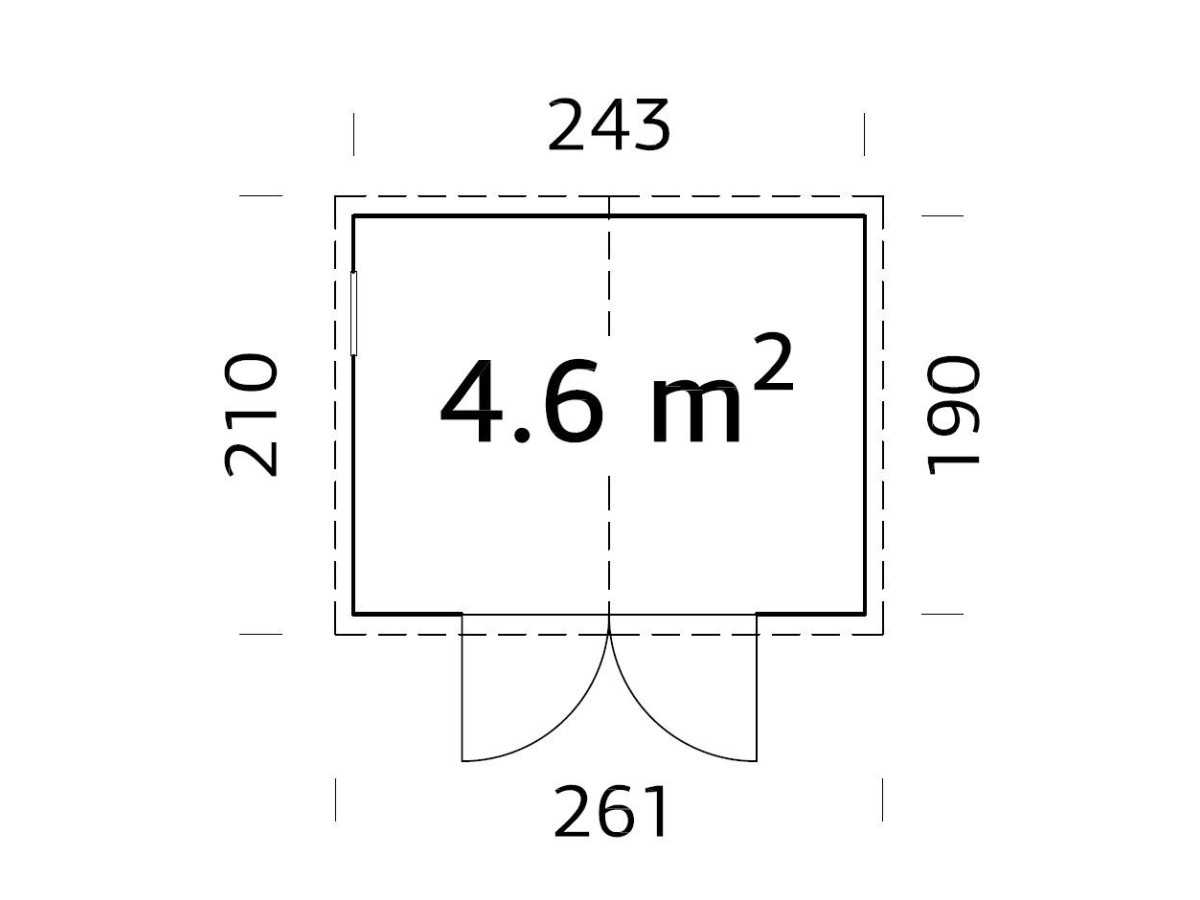 Trastero de madera   DAN 4,5 m2
