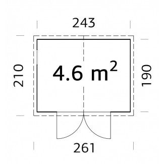 Trastero de madera   DAN 4,5 m2