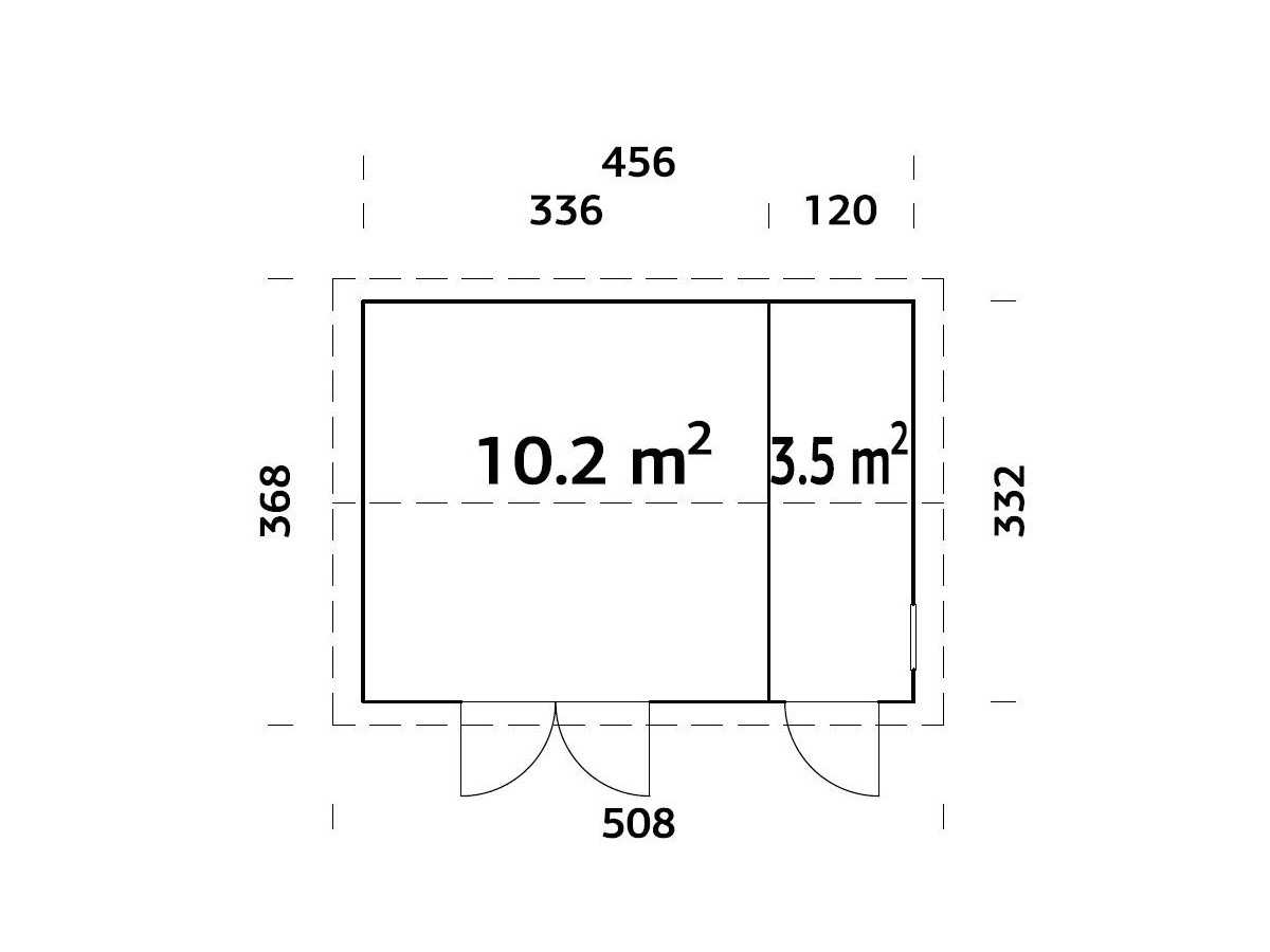 TRASTERO DE MADERA  OLAF 13,7  m2 