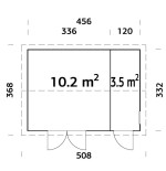 TRASTERO DE MADERA OLAF 13,7 m2 