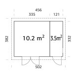 TRASTERO DE MADERA  KALLE 13,7  m2