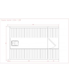 SAUNA BARRIL 1.7 