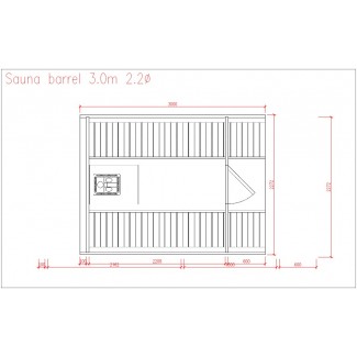 SAUNA BARRIL 1.7 