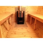SAUNA BARRIL 3.5 con vestuario 