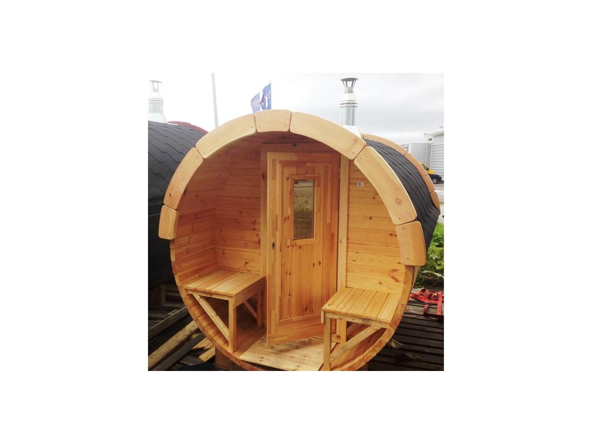 SAUNA BARRIL 3.5 con vestuario 