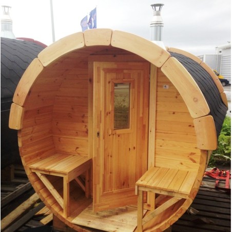 SAUNA BARRIL 3.5 con vestuario 