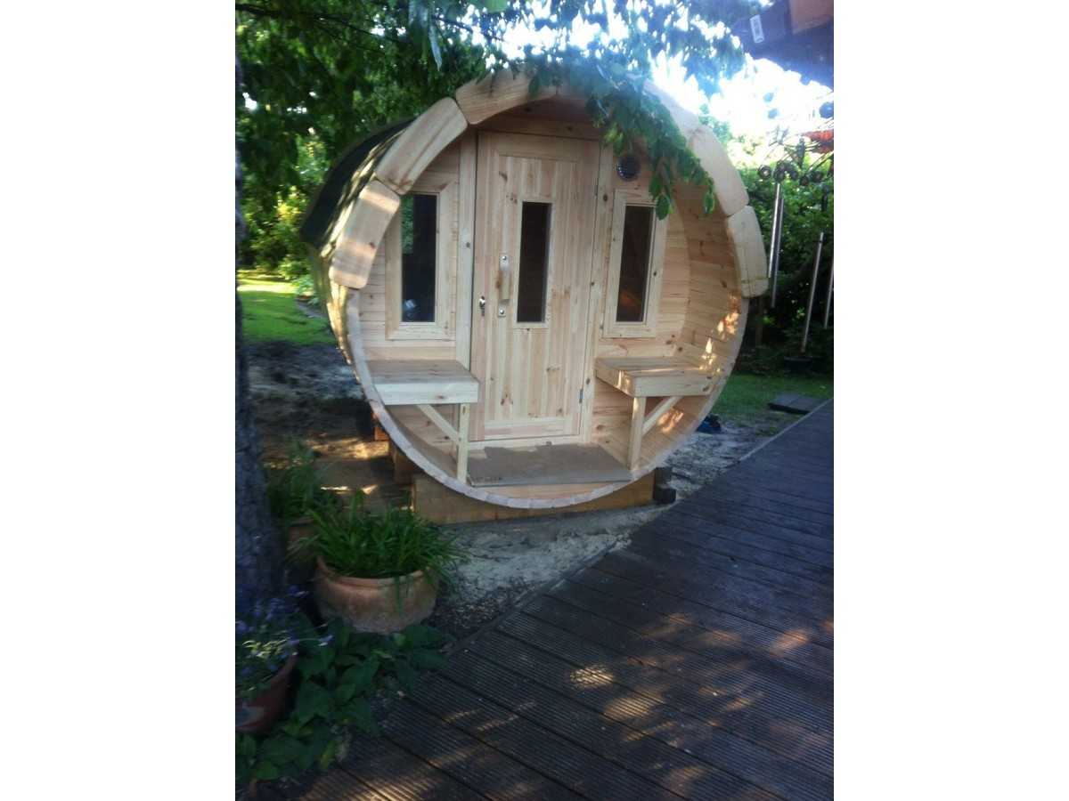 SAUNA BARRIL 3.5  PLUS con vestuario 